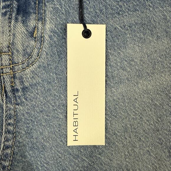 Habitual Womens Straight Leg Jeans Size 8 / 29 Blue High Rise Stretch Denim NWT - Picture 13 of 16